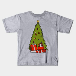 Christmas Tree and Presents Kids T-Shirt